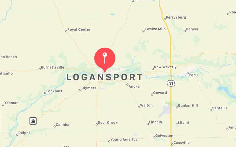 Logansport Solar map